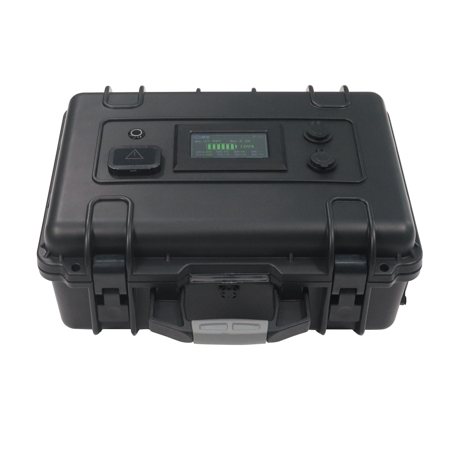 48v 60A Battery Box for EV boat - Marine for Electric outboard boat dinghy tender with LCD display, usb, 12v socket fast charging Baywatt BB4860