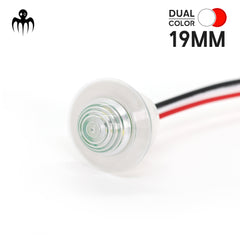 Bicolor LED Marine Light – Waterproof IP67 12V dual led White Red polycarbonate lens marine-grade stairs navigation cockpit light exclusivity europe baywatt design