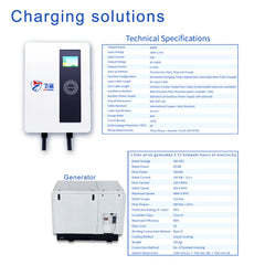 Système de charge pour moteur hors-bord électrique / chargeur 40 kW et générateur 50kW 540V / FlyShark Technology Baywatt.