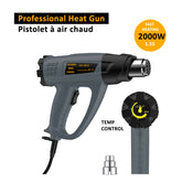 Pistolet a air chaud professionnel avec controle de temperature. Baywatt.com