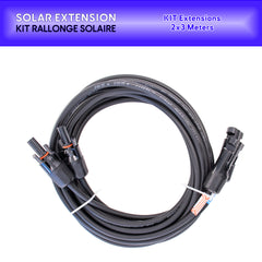 Kit de rallonge solaire de 2x3 mètres avec connecteurs MC4, idéal pour étendre les connexions de panneaux solaires pour bateau et yacht PV423A Baywatt