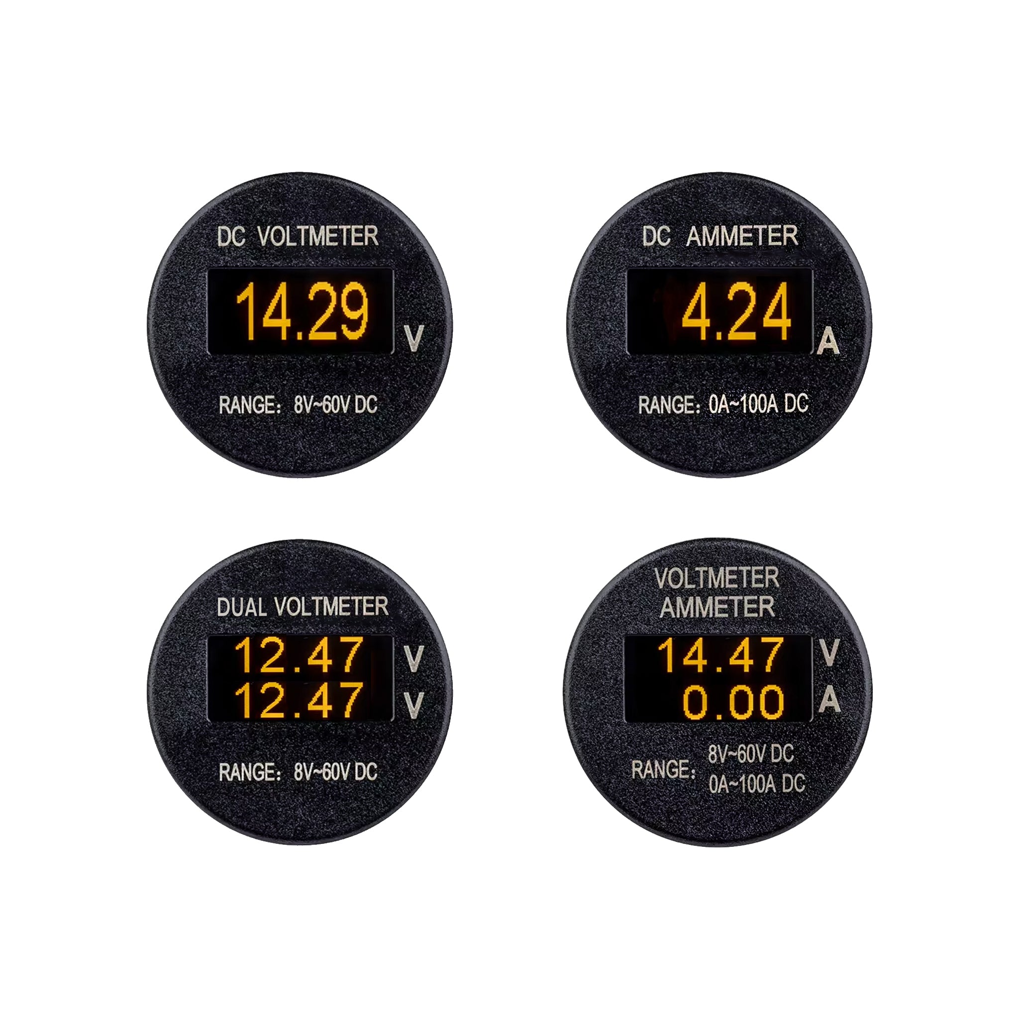 Best boat display for voltmeter and ammeter. oled screen wide angle and hight contrast by Baywatt.com the best marine display of the market that panel maker use everyday for new concept boat.