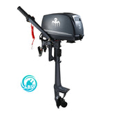 Moteur électrique BAYWATT à arbre court, 48V, protection d’hélice et cordon coupe-circuit pour navigation en mer.