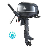 Moteur hors-bord électrique Baywatt 5,1kW (équivalent 7CV), 48V. Moteur brushless avec hélice métal, idéal pour annexes et tenders, fiable en usage intensif en eau salée.