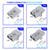 Power connector 25A to 350A 600V | high-current electrical connector