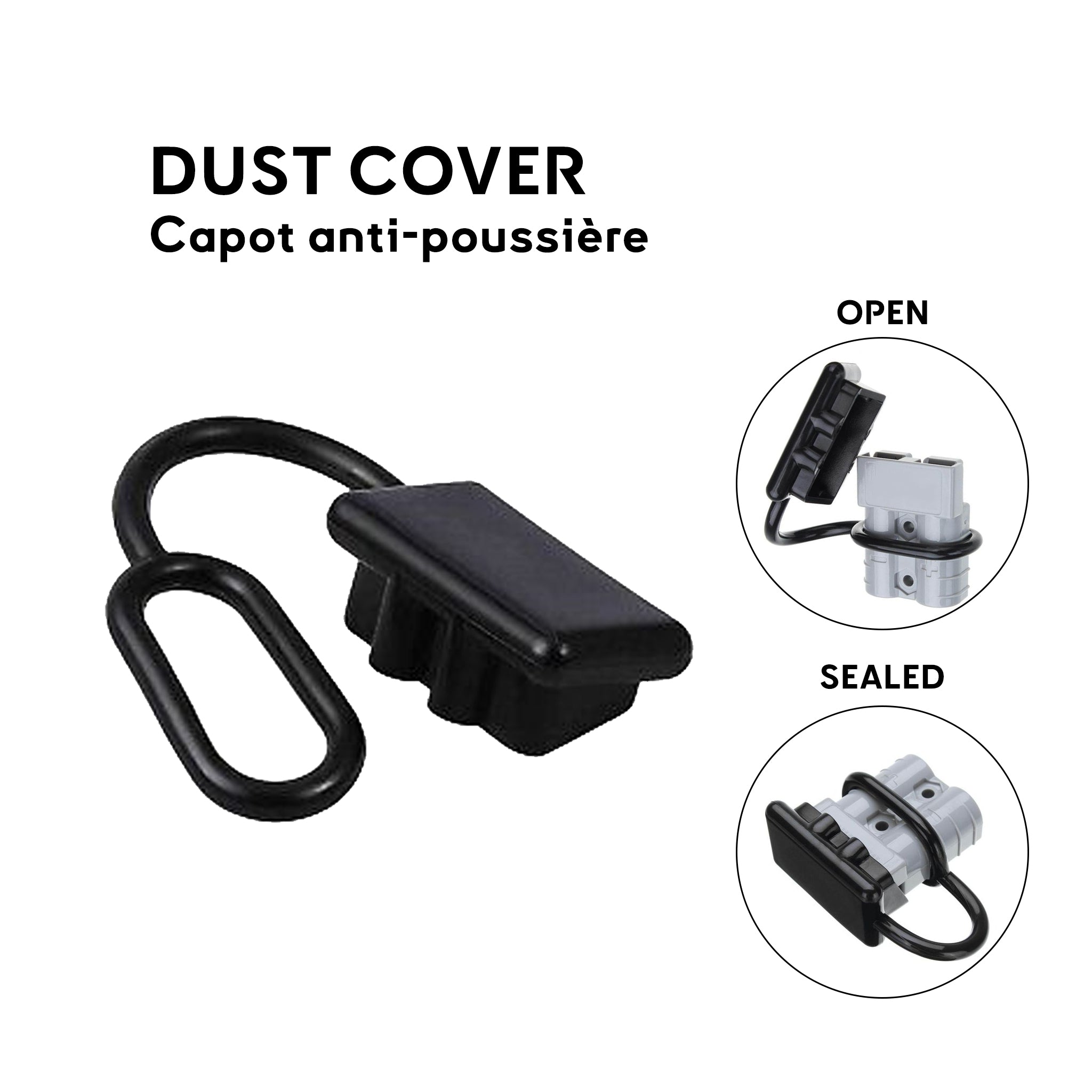 Dust cover for power connector anderson style Baywatt.com