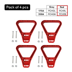 Red handle for power connector compatible anderson heavy duty connector pack 4pcs Baywatt.com