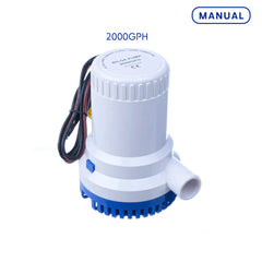 Pompe de cale bateau - alimentation 12V avec fonction marche forcee