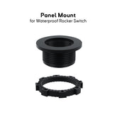 Waterproof rocker switch panel mount bracket compatible with RSST, RSBL, RSOL, and RSGL