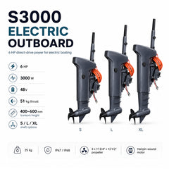 Sea Walker S3000 | 6HP Electric Outboard Motor