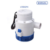 Pompe de cale bateau 4700 GPH 12V manuelle – gros débit