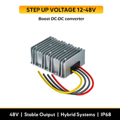 Booster 12V to 48V 560W 10AMP Marine Grade IP68 step-up voltage inverter for EV and Hybrid systems baywatt