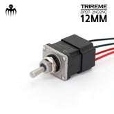 Toggle Switch 20A with epoxy sealed wire 200mm - DPDT 2NO2NC - 12mm Trireme Series By Baywatt