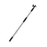 Telescopic aluminum gaff full view - essential tool for marine operations, ideal for object retrieval, buoy mooring, and collision prevention. Baywatt Amarrex