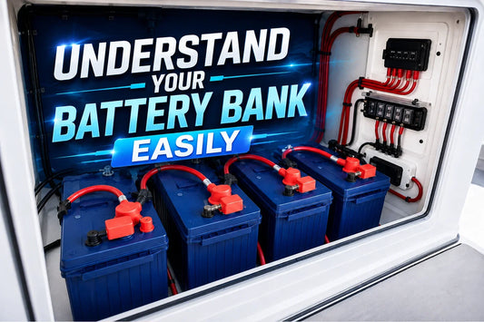 Marine Battery Bank Calculator – Cable, C-Rate & Protection Sizing