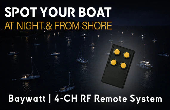 How to Spot Your Boat at Night — Baywatt 4-Channel RF Remote