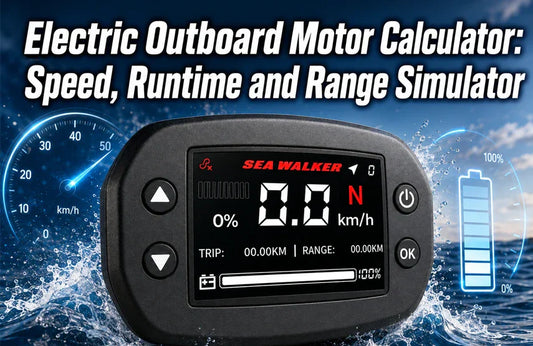 Electric Outboard Performance Simulator | Baywatt Outboard