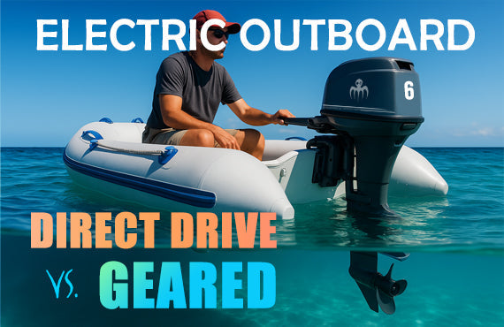Electric outboard direct drive vs geared | Baywatt