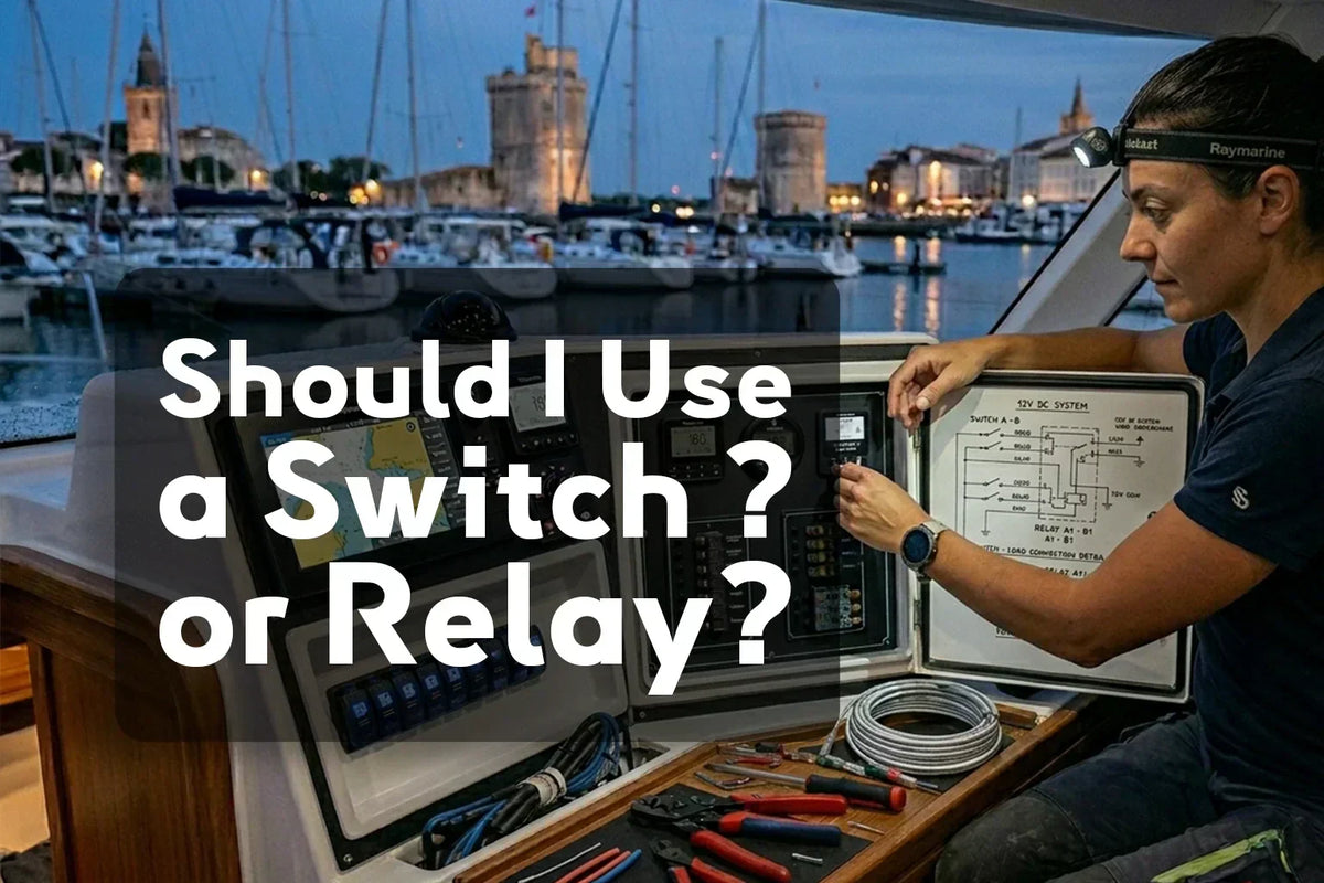 Blog to explain when to choose a switch or a relay 