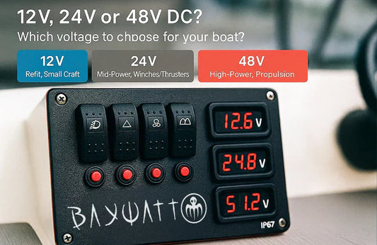 12V, 24V or 48V DC, which voltage to choose for your boat