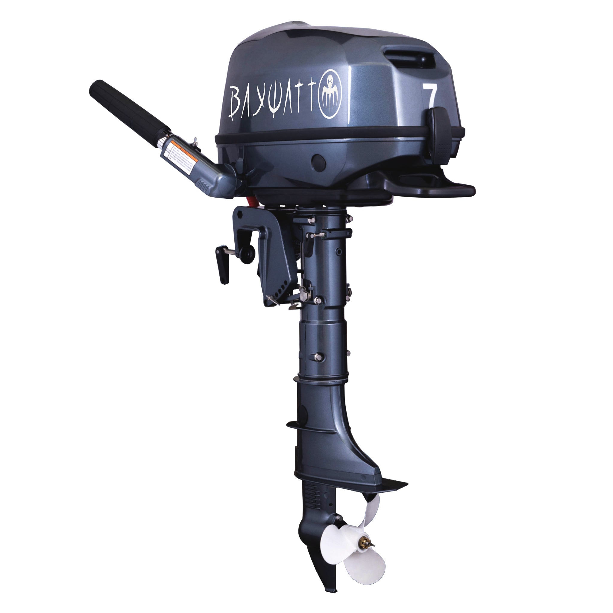 Electric Outboard Motor 5.1 kW for dinghy, tender, unflatable boat BAYWATT OBE5100 Marine application 48V salt resistant at sea high watt.