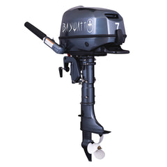 Electric Outboard Motor 5.1 kW for dinghy, tender, unflatable boat BAYWATT OBE5100 Marine application 48V salt resistant at sea high watt.