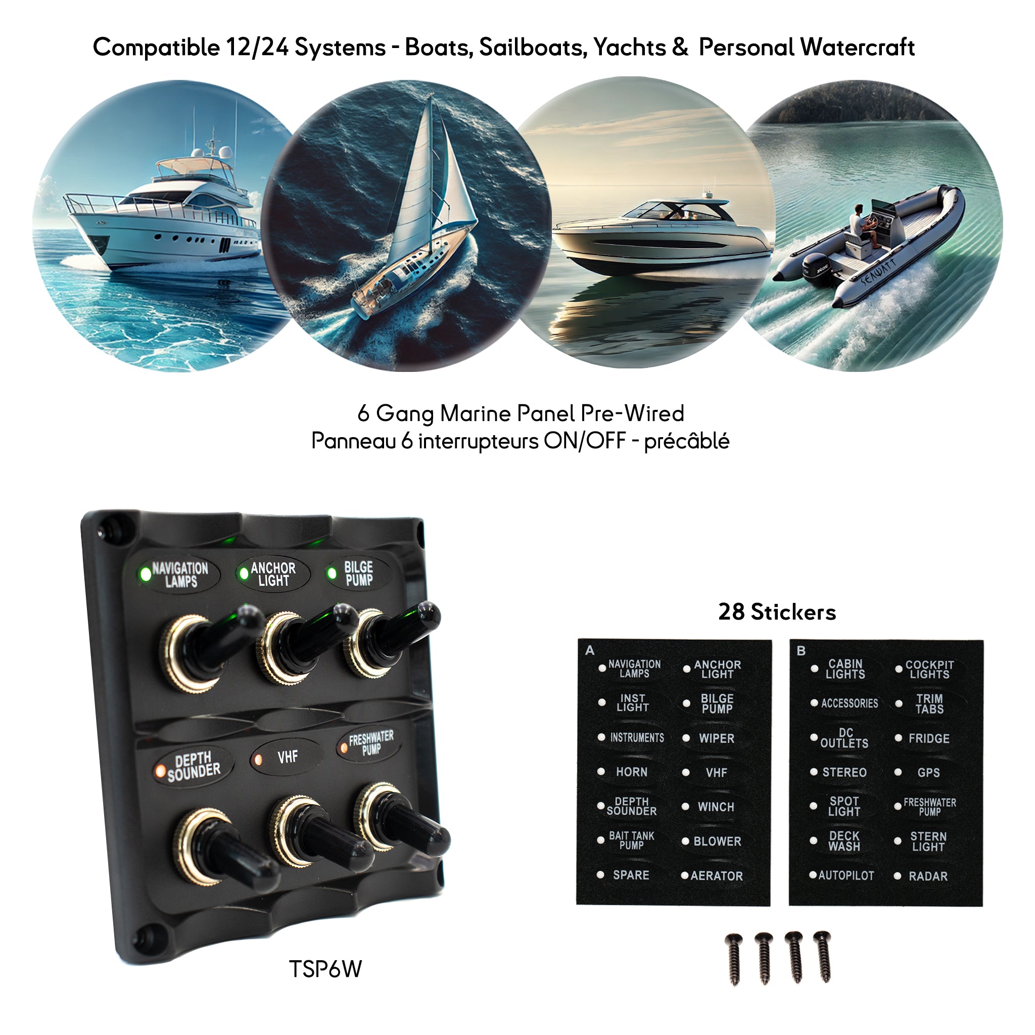 Toogle Panel Toggle Switch Panel