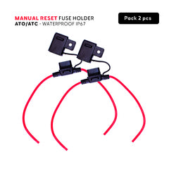 Marine Fuse blade holder ATO/ATC for Manuel Reset fuses - waterproof - Pack of 2pcs - Baywatt