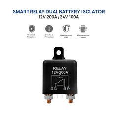 Smart battery isolator - relay 250A baywatt marine supply get more watt at sea