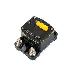 Baywatt Marine Grade Thermal Circuit Breaker (Manual Reset, On/Off Switch). Waterproof (IP66) and ignition protected for safe operation on boats and other marine application