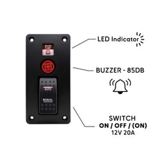 Best Bigle Pump Panel with Buzzer 85db on-off-(on) function and back light led BAYWATT