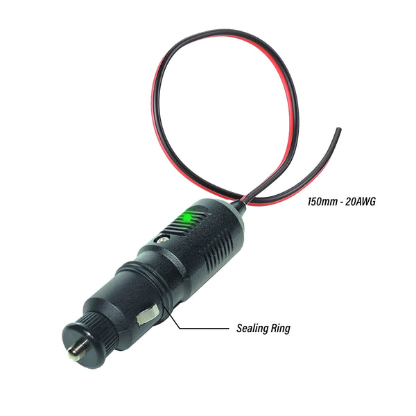 cigarette lighter wiring positive negative I want to tap into this cable, what wire is negative/ positive/ground : r/BmwTech Car MP3 power supply Xprite CIGA-EXT-003-10FT 12V 10ft Cigarette