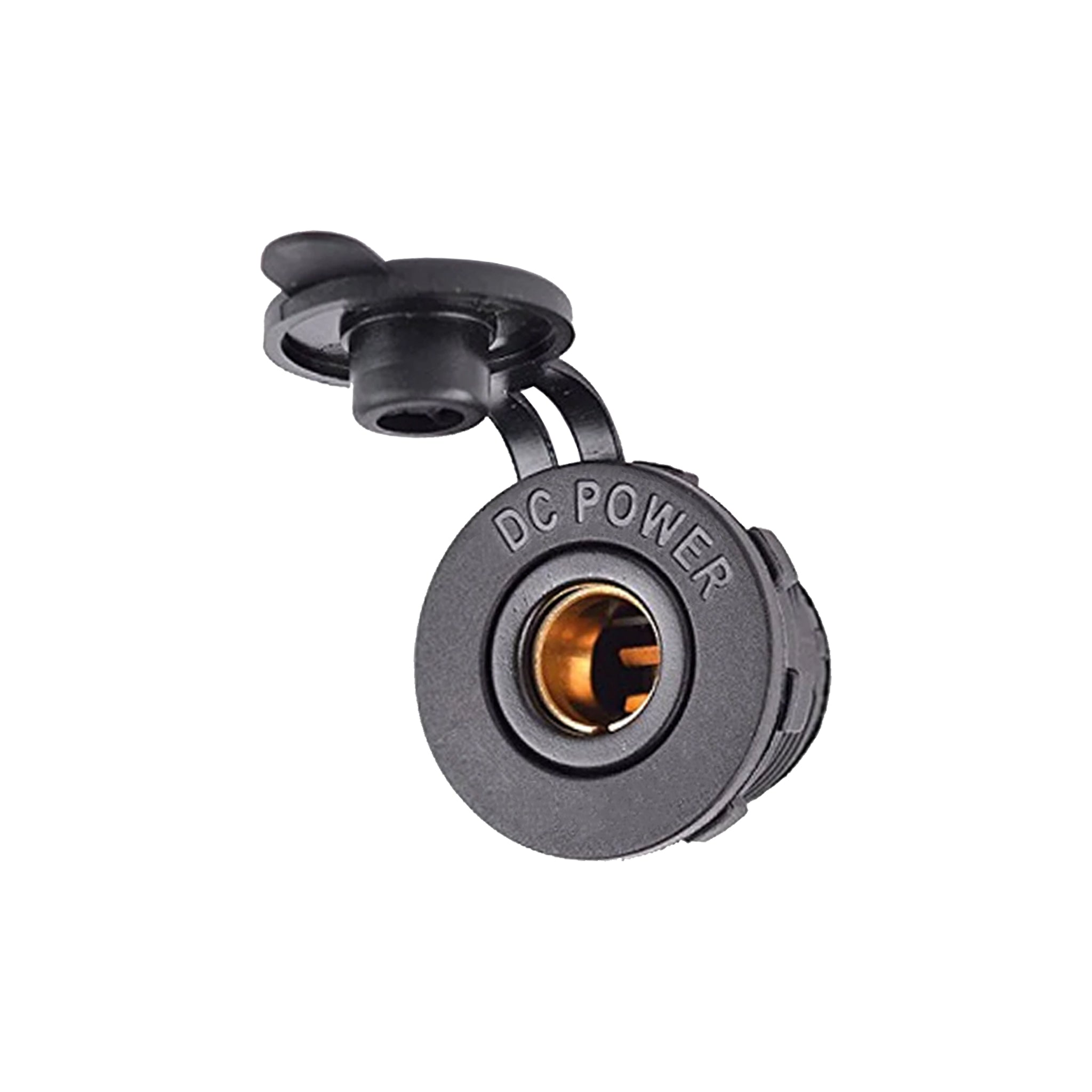 Marine power socket 12v 20ah  Merit connector compact with waterproof cap  - Prise 12v dc marine 12v 20ah avec capot etanche version compact 12mm - Baywatt