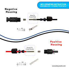 MC4 Connector crimping instruction - Baywatt.com