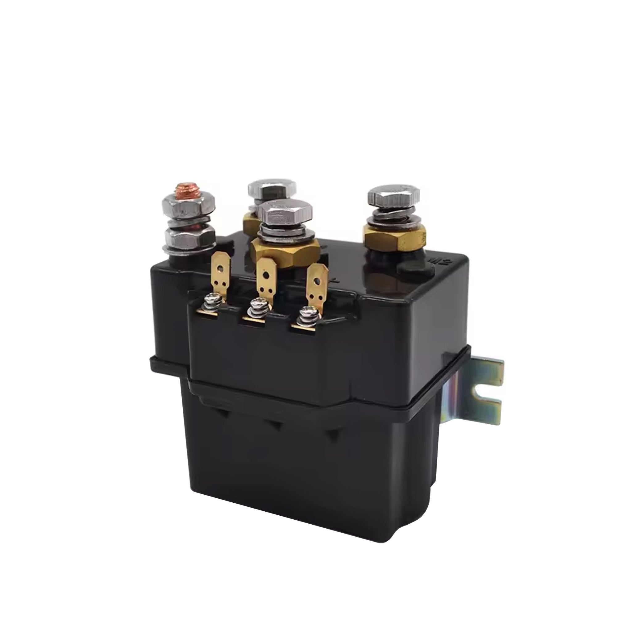 Universal Reverse Relay: 3-Terminal Relay for Electric Motor Control - Ideal for Windlasses, Bow Thrusters, and Boat Capstans. Available in 12V 200A (2000W) and 12V 450A (5000W). Features superior current handling, IP56 protection, and easy installation. Ensures reliable performance in demanding marine environments. Baywatt dedicated marine supplies  "Relais Inverseur Universel : Relais à 3 Bornes pour le Contrôle des Moteurs Électriques - Idéal pour Guindeaux, Propulseurs d'Étrave et Treuils de Bateau. 